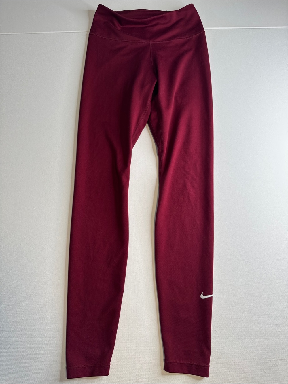 Nike Womens Maroon Athletic Leggings